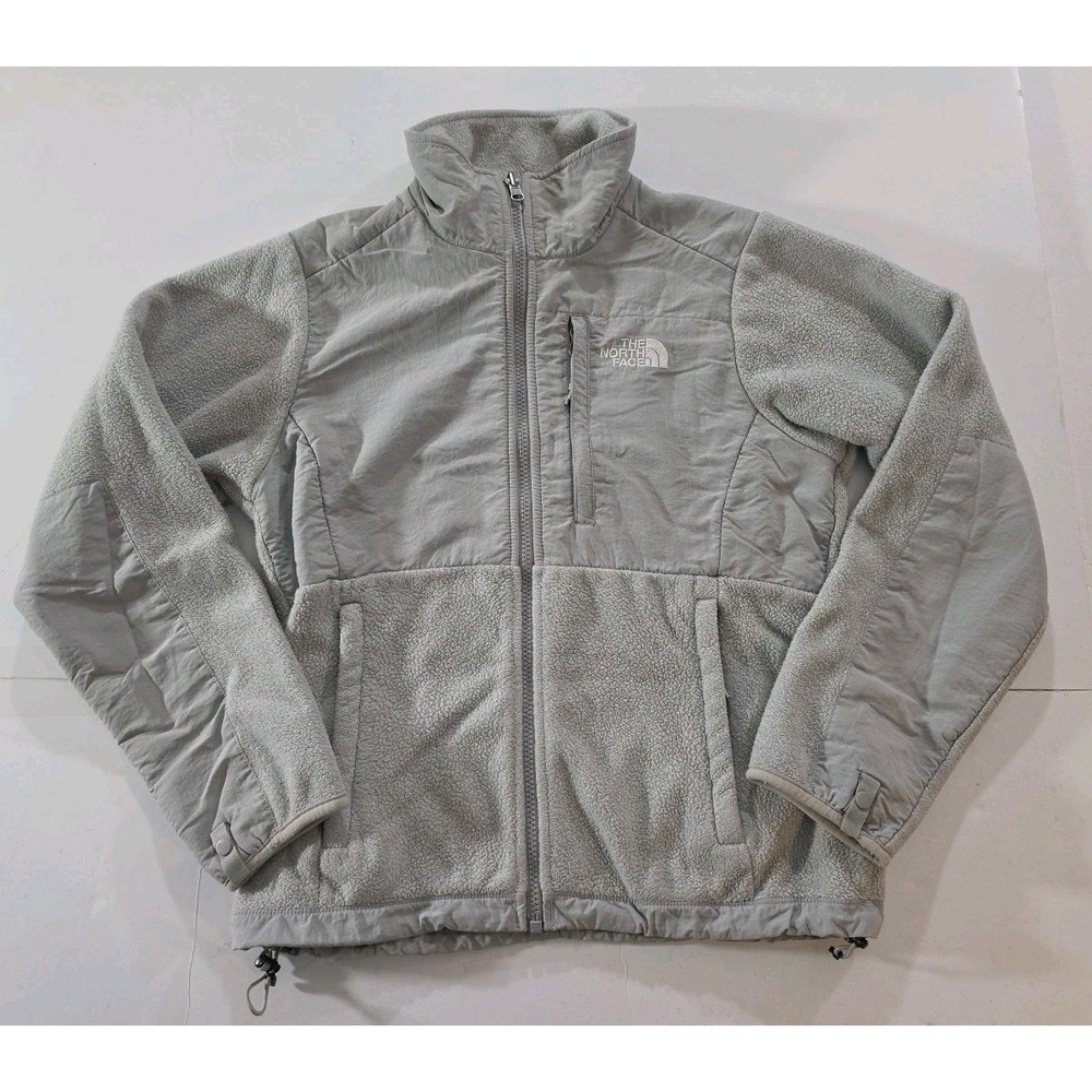 The North Face Denali Fleece Jacket Womens XS Gray Full Zip‎ Outdoor Coat